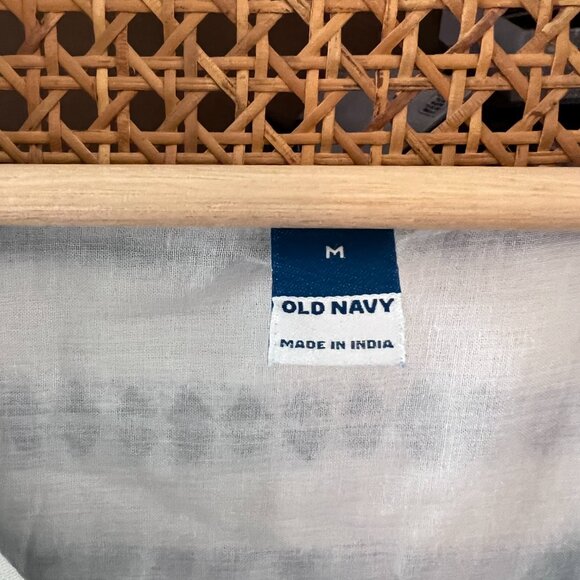 Flutter-Sleeve V-Neck Jacquard Mini Swing Dress - Tanzanite - Picture 7 of 8